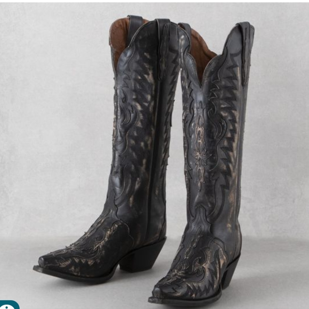 Dan Post Black Hallie Boots 6.5 New with Tags